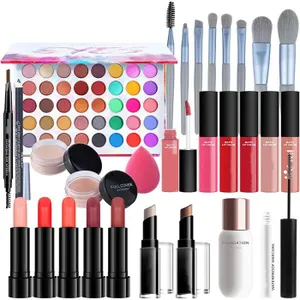 Ensemble de Maquillage – 29 Pcs Kit de Démarrage Cosmétique avec sac de Rangement