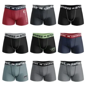 Airness Boxer Homme Caleçon Homme – Gris (Lot de 3)