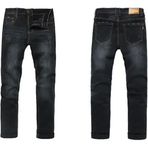 Jeans Homme Coupe Droit Grand Taille Stretch – Noir