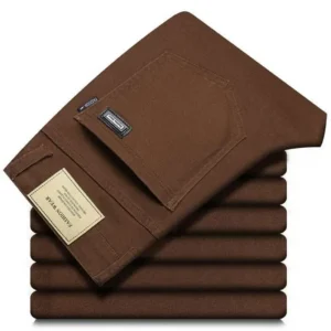 Pantalon en jeans – Café