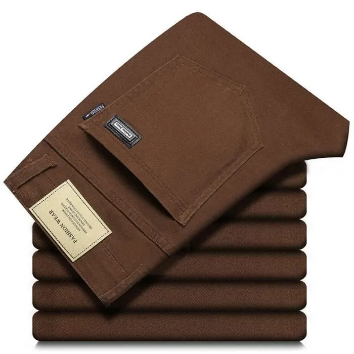 Pantalon en jeans - Café